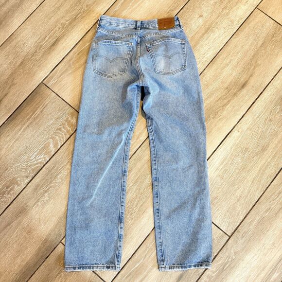 Levi’s 501 150th Anniversary Jeans Patchwork Tag Sz 25x30 Light Wash Straight - Picture 9 of 15